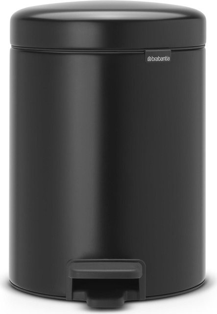 Brabantia Pedal Bin newIcon Mülleimer mit Soft-Close in Schwarz B: 20,6 cm, T: 26,6 cm, H: 29,2 cm - Bild 1