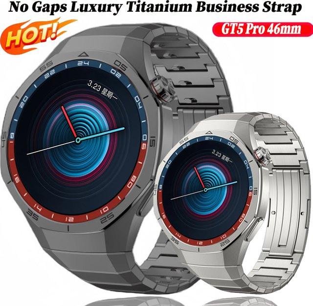 CHIICSMART Uhrenarmband Titanlegierung, Silber, Unisex - Bild 1