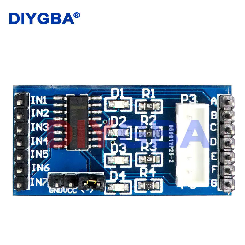 DNIGEF ULN2003 Schrittmotor-Treiberplatinenmodul mit 28BYJ-48 4-Phasen 5-Leiter Schrittmotor in Blau für Arduino - Bild 3