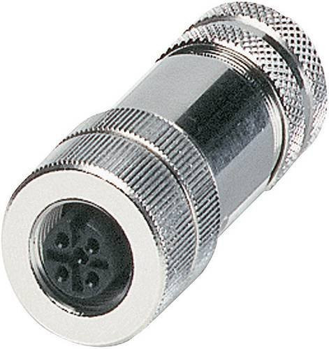 Phoenix Contact 1694295 Sensor-Aktor-Steckverbinder M12 Buchse gerade, unkonfektioniert, 4 Polzahl, Silber - Bild 1