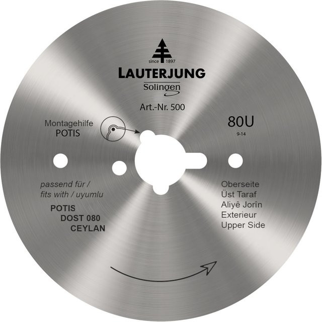 Lauterjung Dönermesser aus Edelstahl in Silber - Bild 1