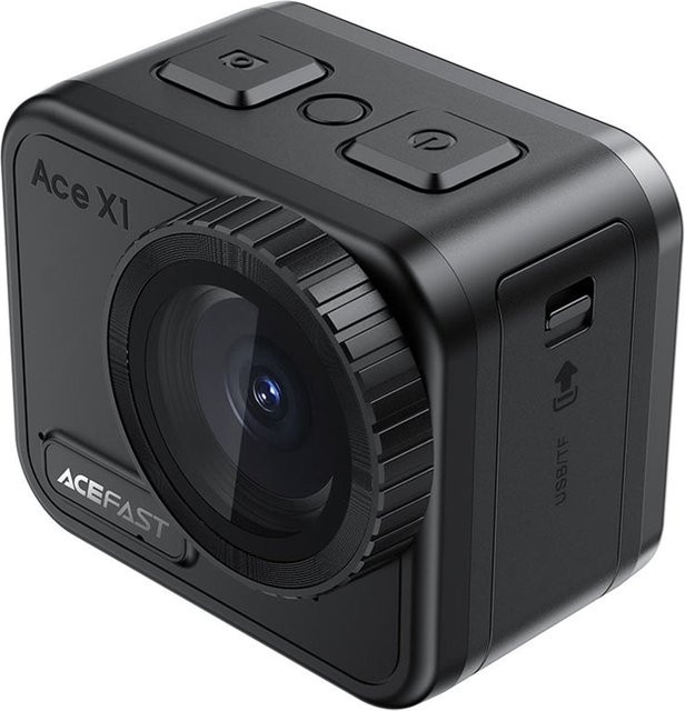 Acefast X1 Action Camera mit 4K Auflösung, Wi-Fi und USB-C in Schwarz - Bild 1