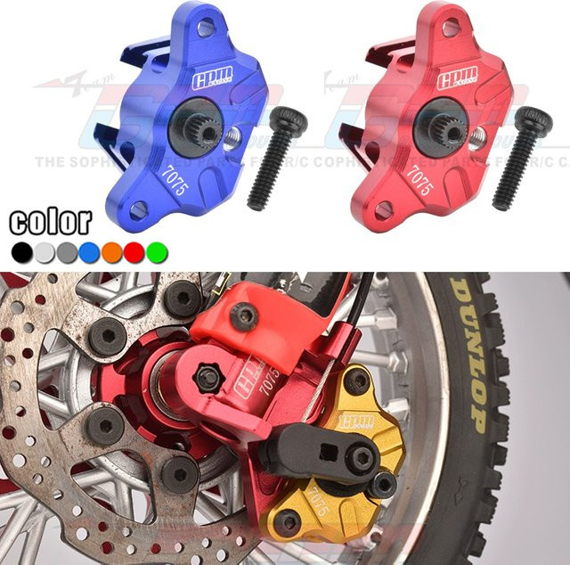 GPM Metal Front Brake Caliper Aluminum Alloy Red 1/4 Zubehör - Bild 1