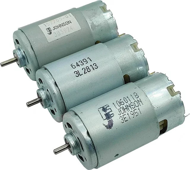 Johnson RS 570 Mini 36mm DC Hochgeschwindigkeitsmotor mit großem Drehmoment in Silber - Bild 1