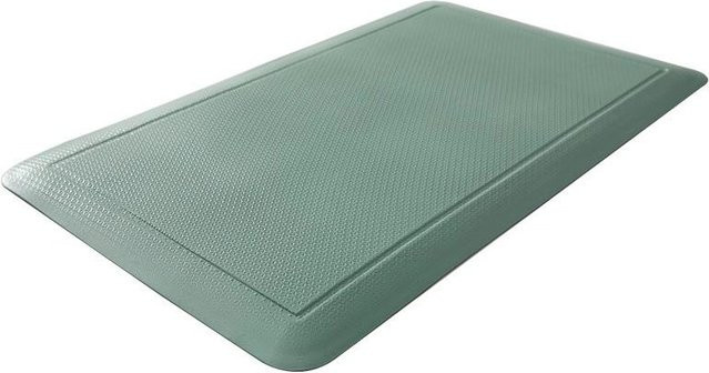 Wasserdichte und ölresistente Küchenbodenmatte im nordischen Stil aus PVC, Farbe: Grün, B/T: 45 x 75 cm - Bild 1