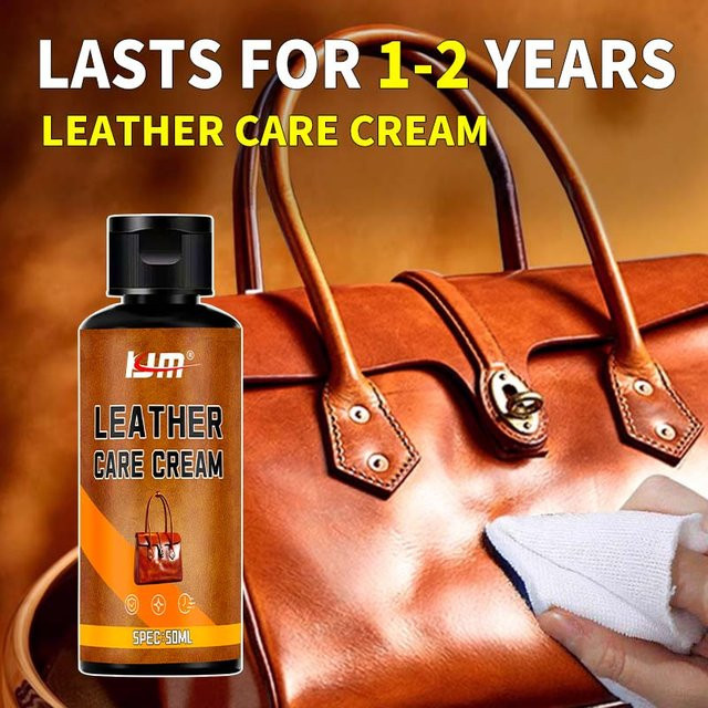 LJM Lederpflegecreme zur Lederrestaurierung und Politur für Sofas, Autositze und Taschen - Bild 1