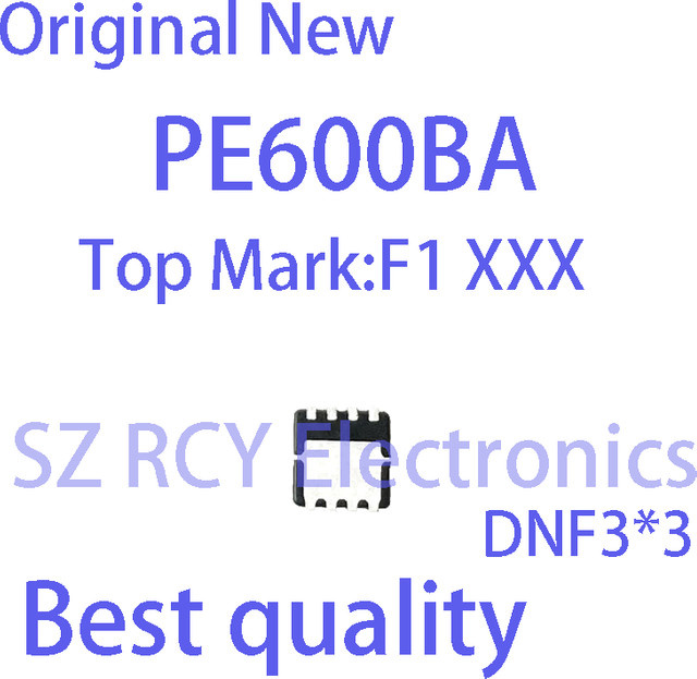 NEUER MOSFET-Chipsatz IC-Chip PE600BA PE606BA F2 PEA28BA E4 DFN3x3 in Schwarz - Bild 1