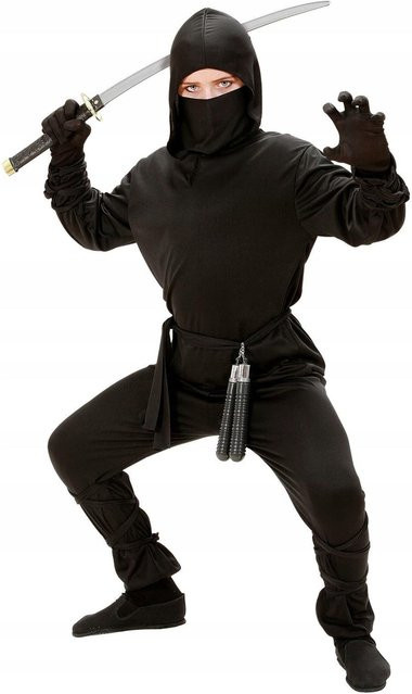 Super Merchant Ninja Samurai Kostüm, Schwarz, ab 4 Jahren - Bild 1