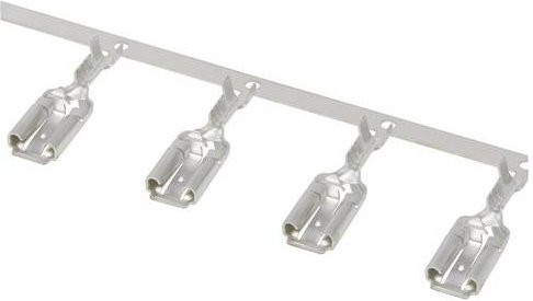 Molex 19439-0001 Flachsteckhülse in Silber auf einer Vollrolle - Bild 1