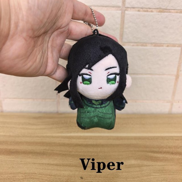 Yiran toy Valorant Gekko Yoru Viper Plüschtiere, Schlüsselanhänger, 10cm - Bild 1