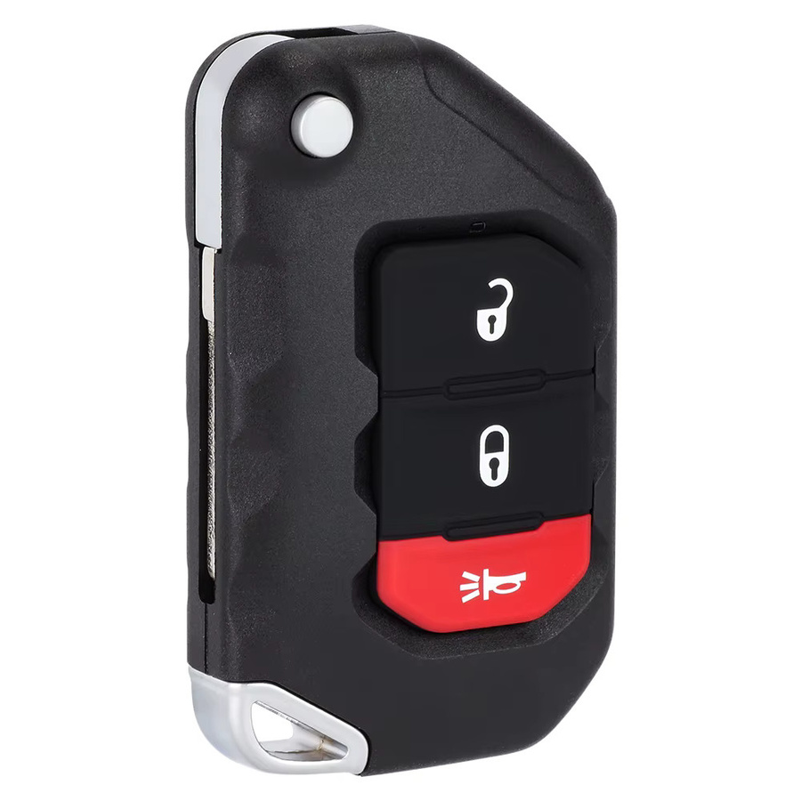 KEYECU OHT1130261 Intelligenter Fernbedienungsschlüssel für Jeep Gladiator und Wrangler, Farbe: Schwarz - Bild 2