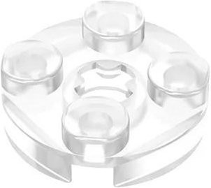 MagicMonkey Bausteine MOC Teile, 20-teiliges Set, 2x2 Runde Platte mit Kreuzwelle Loch, Bunt / Mehrfarbig, Weiß - Bild 1