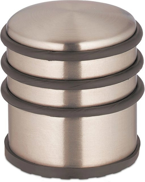 Relaxdays Türstopper aus Edelstahl in Bronze und Schwarz, schwer und rutschfest, B/T/H: 7,5 x 7 x 1,1 cm - Bild 1