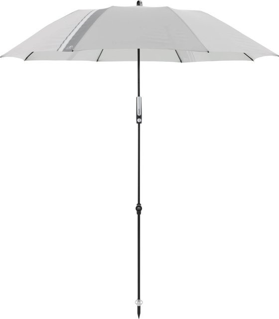 Doppler Sonnenschirm Expert Manual Multi in Hellgrau mit Ø 156 cm Durchmesser - Bild 1