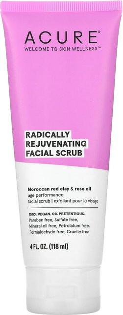 ACURE Radikal Verjüngend Gesichtspeeling, 118 ml, mit Rosenöl und Jojoba - Bild 1