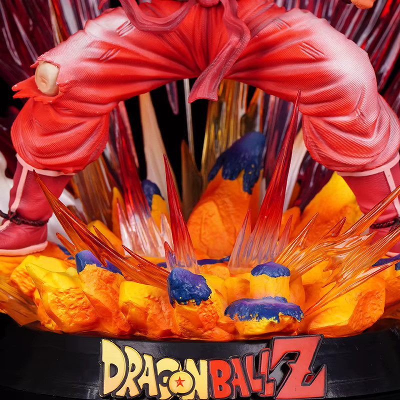 Bandai Dragon Ball Son Goku Kaio-Ken Red Aura CS GK Actionfigur, 39cm - Bild 3