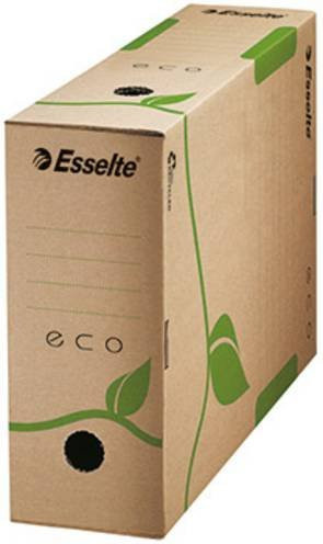 Esselte Archivbox A4 aus FSC-zertifizierter Wellpappe, Braun, B: 10 cm, H: 32,7 cm, T: 23,3 cm - Bild 1