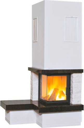 Hark Kaminofen Nebraska Granit Schwarz-Weiß 5 kW mit Automatik - Bild 2