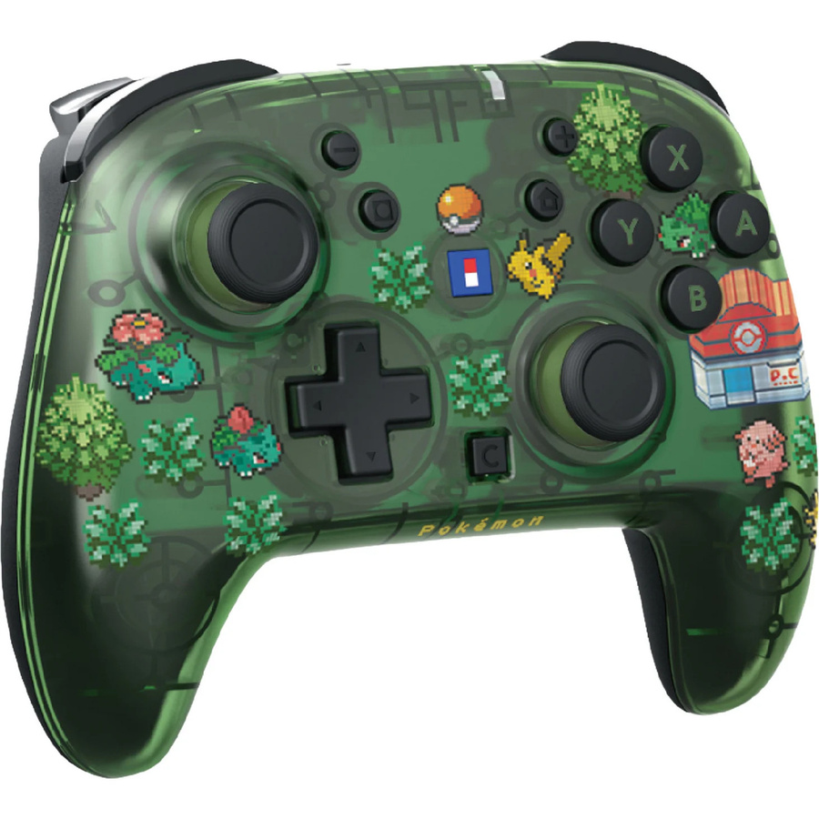 HORI Wireless HORIPAD Turbo Gamepad für Nintendo Switch in Pixel Grün/Transparent - Bild 1