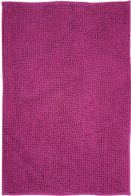NYVI Badematte NYVISpa aus Chenille in Lila, rechteckig, rutschfest und saugfähig, B/T: 60 x 90 cm - Bild 1