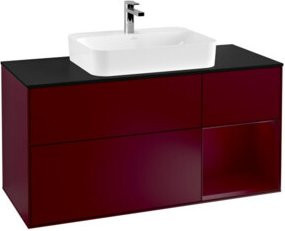 V&B Waschtischunterschrank Finion in Blau, Breite: 120 cm, Tiefe: 50,1 cm, Höhe: 50,1 cm - Bild 1