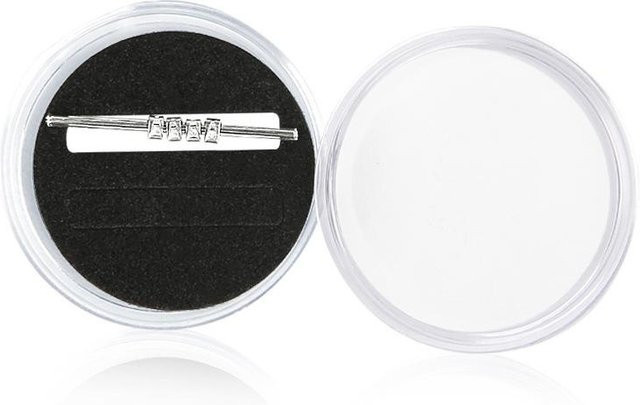 Binchi Health Technology Nagelrille Fixieraufkleber, silber, Unisex - Bild 1