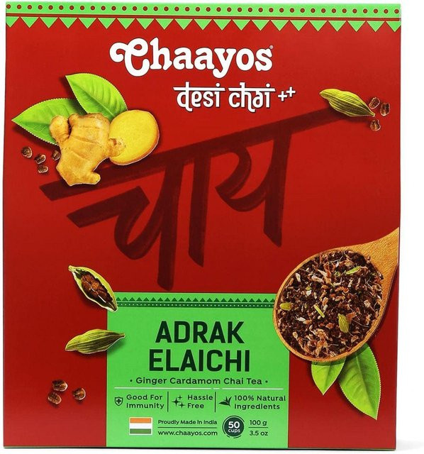 Chaayos Tee, Ingwer und Kardamom, 100 g - Bild 1