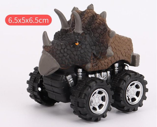 Linyi toy car Dinosaurier Mini Monster Truck Rückziehautos, Set, ab 3 Jahre - Bild 1