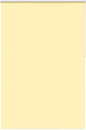 vidaXL Verdunkelungsrollo Gelb aus Polyester mit thermischer Isolierung B: 150 cm, H: 230 cm
