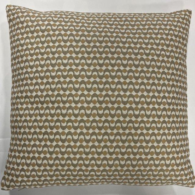 Kissenhülle QUANTICO von gozze in Beige und Braun aus Baumwolle, quadratisch, 40 x 40 cm - Bild 1