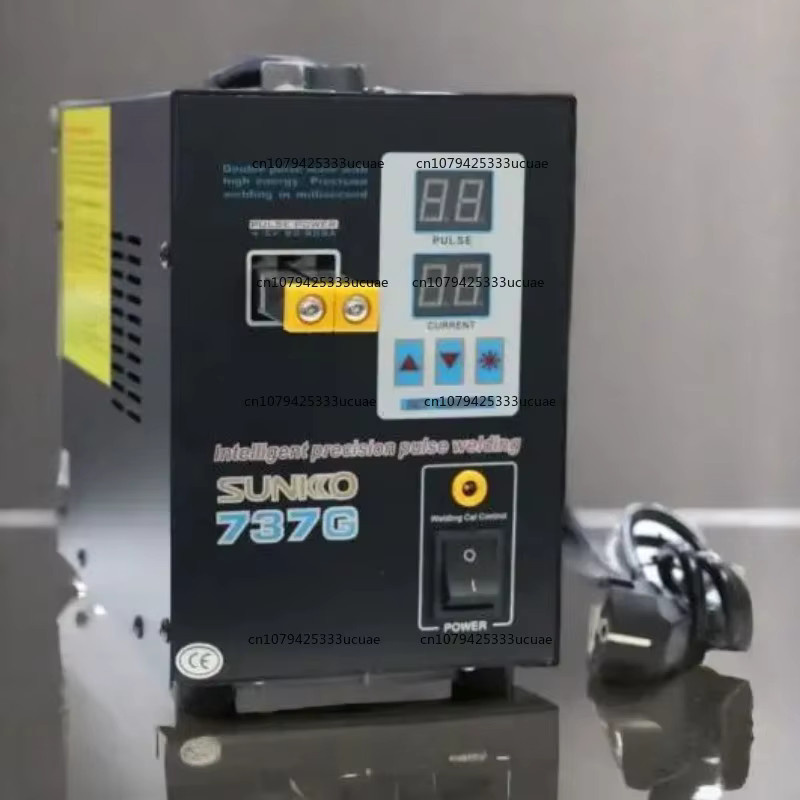 Punktschweißgerät 737 G mit 1,5 kW, LED Dual Digital Display und Pulse Precision Push für 18650 Akkus, Schwarz, B/T/H: 245,0 x 200,0 x 140,0 mm - Bild 4