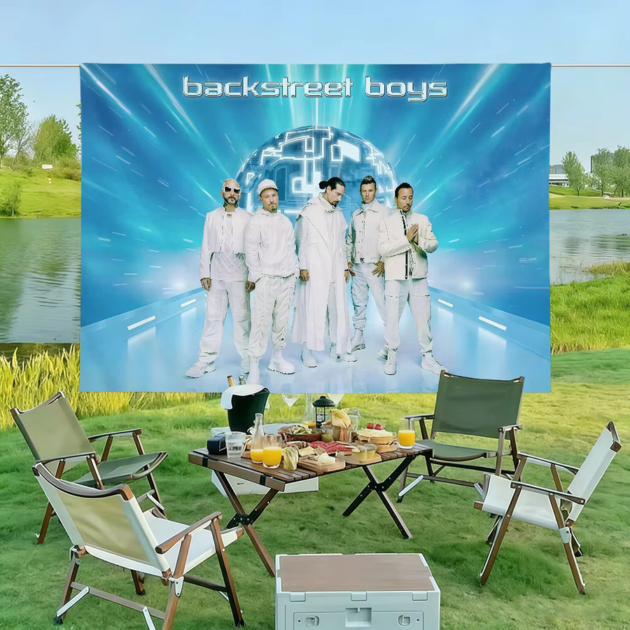 Backstreet Boys Flagge von Warner Bros. als Wandkunst und Banner für Party, Club, Outdoor oder Innenbereich, B/H: 60,0 x 40,0 cm - Bild 3