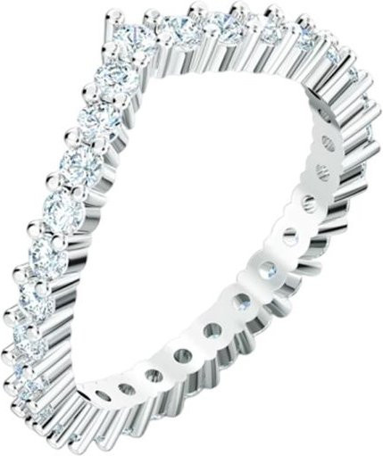 Swarovski Ring, Rhodium Plated, Weiß, Kristall, Damen - Bild 1