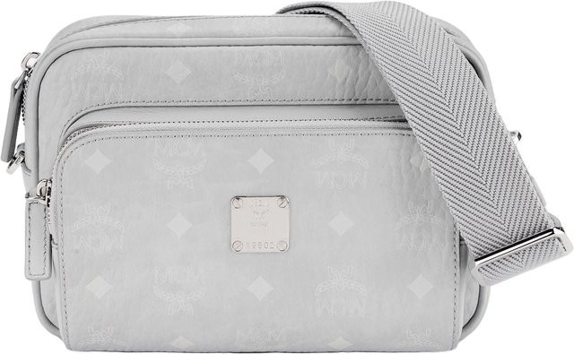MCM Schulter Crossbody Tasche, Grau, Damen - Bild 1