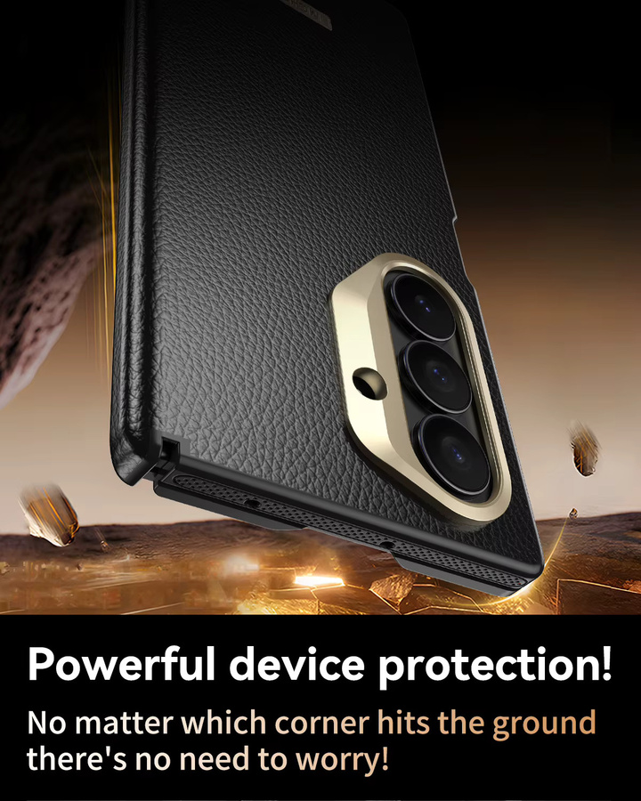 Samsung Galaxy Z Fold 7 Hartschale Handyhülle mit Fallschutz und kabellosem Laden in Blau - Bild 2
