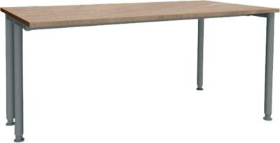 Schäfer Shop Genius Schreibtisch MODENA FLEX höhenverstellbar, Eiche/Anthrazit, Breite: 160 cm, einseitig verkürzt - Bild 1