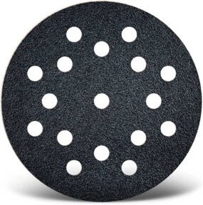 Menzer Klett-Schleifscheiben Ø 125 mm K240 17-Loch Schwarz VE 50 - Bild 1