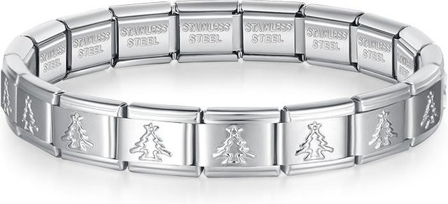 Hapiship Armband, Edelstahl, Silber, 9mm, Unisex - Bild 1