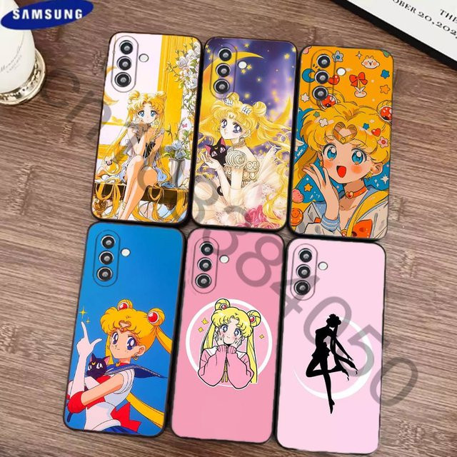 Sailor M-moon Silikon-Stoßfänger Handyhülle für Samsung Galaxy S21 S22 S23 S24 S25 S26 Ultra Plus FE Lite - Bild 1