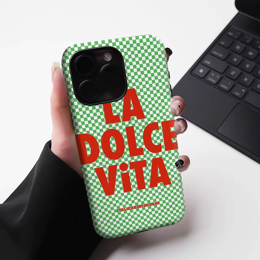Potdemiel La Dolce Vita Handyhülle für iPhone 17 16 15 14 13 Pro Max Plus mit Magnetfunktion, robuste Einzel- und Doppelschicht-Schutzhülle - Bild 3