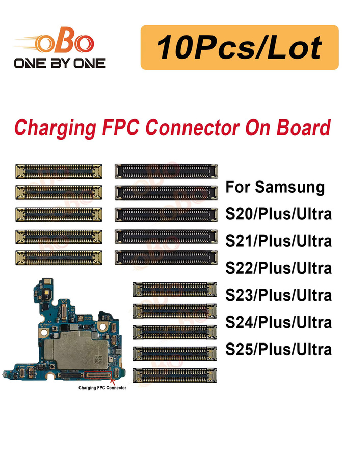 10 Stück Samsung USB-Ladeanschluss FPC-Stecker für S20 FE S21 S22 S23 S24 S25 Plus Ultra Motherboard Ladegerät Anschluss - Bild 2