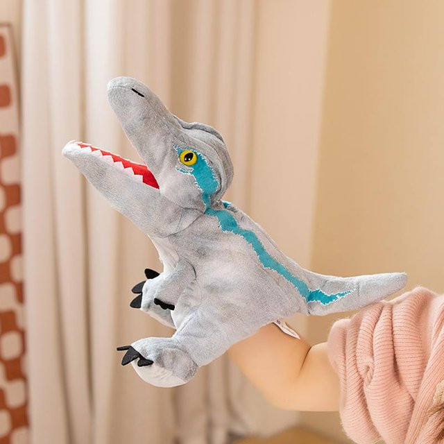 Yiran toy Dinosaurier Plüschpuppe, Spinosaurus Triceratops Tyrannosaurus, Plüschtier, ab 14 Jahren - Bild 1