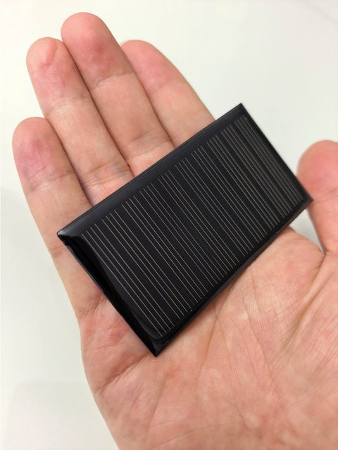 EESBAO Mini-Solarsystem 5V 80MA DIY Solarzelle in Schwarz für tragbare Akku-Handy-Ladegeräte - Bild 1