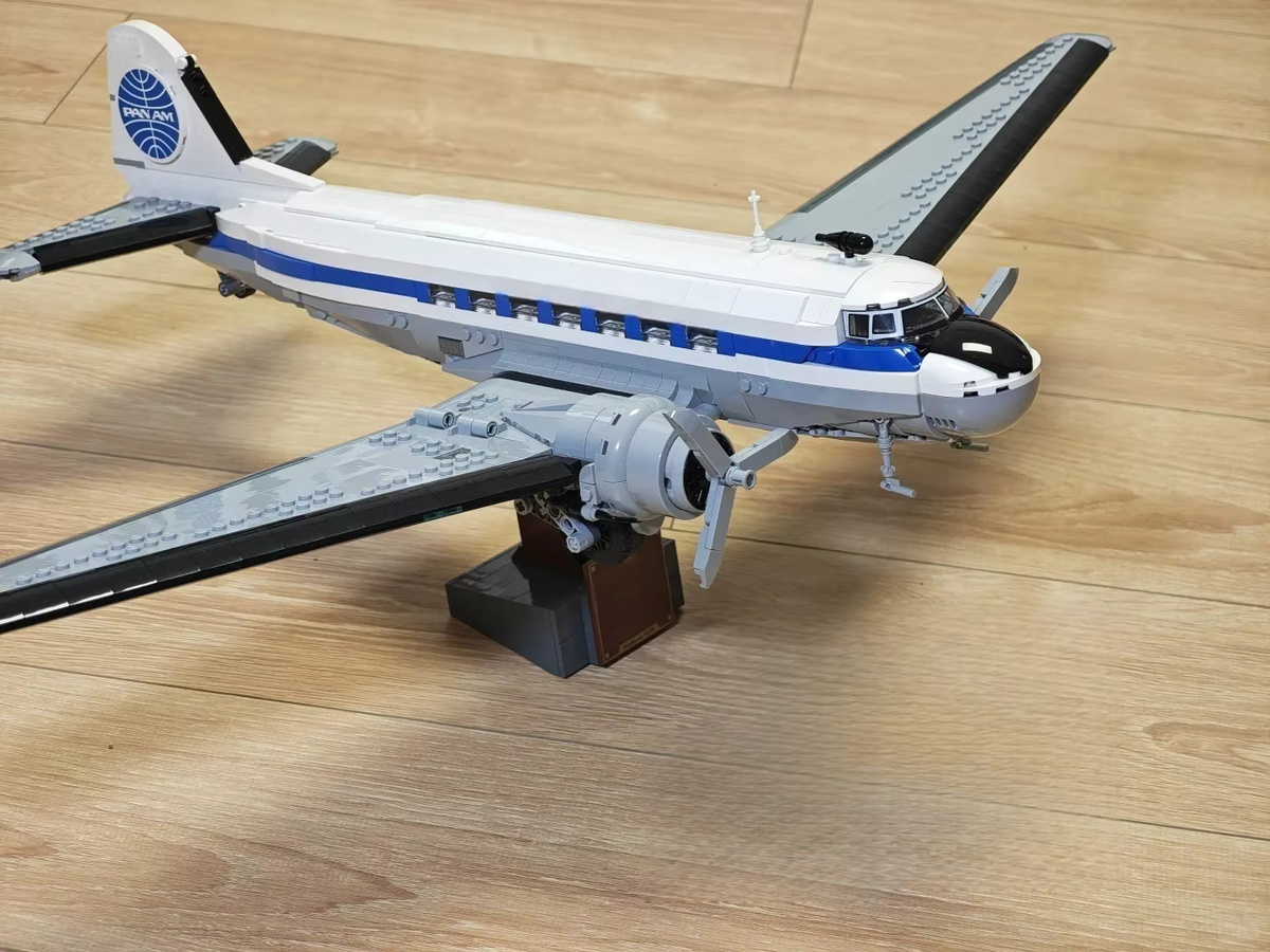 Potdemiel Flugzeugmodell in Weiß als Vintage Deko-Ornament für deinen Schreibtisch - Bild 2