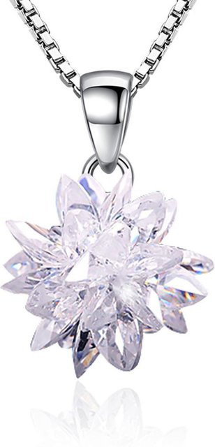 Lucky Star Jewelry Halskettenanhänger, Schneekristall, Zirkonia, Damen - Bild 1