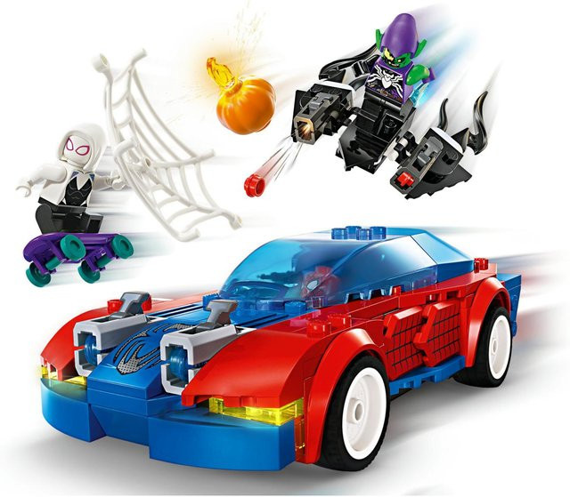 LEGO Marvel Spider-Mans Rennauto & Venom Green Goblin, Fahrzeuge, ab 7 Jahren - Bild 1