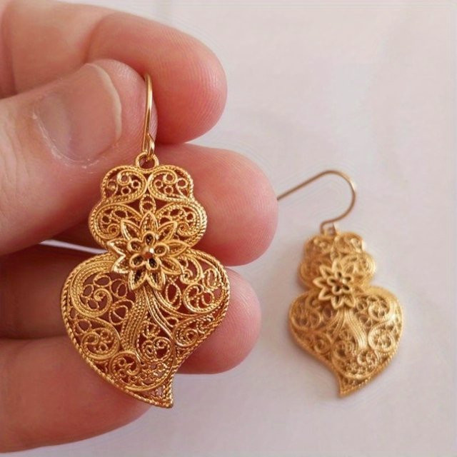 YoYo Ohrringe, Tropfenohrringe, Gold, Damen - Bild 1