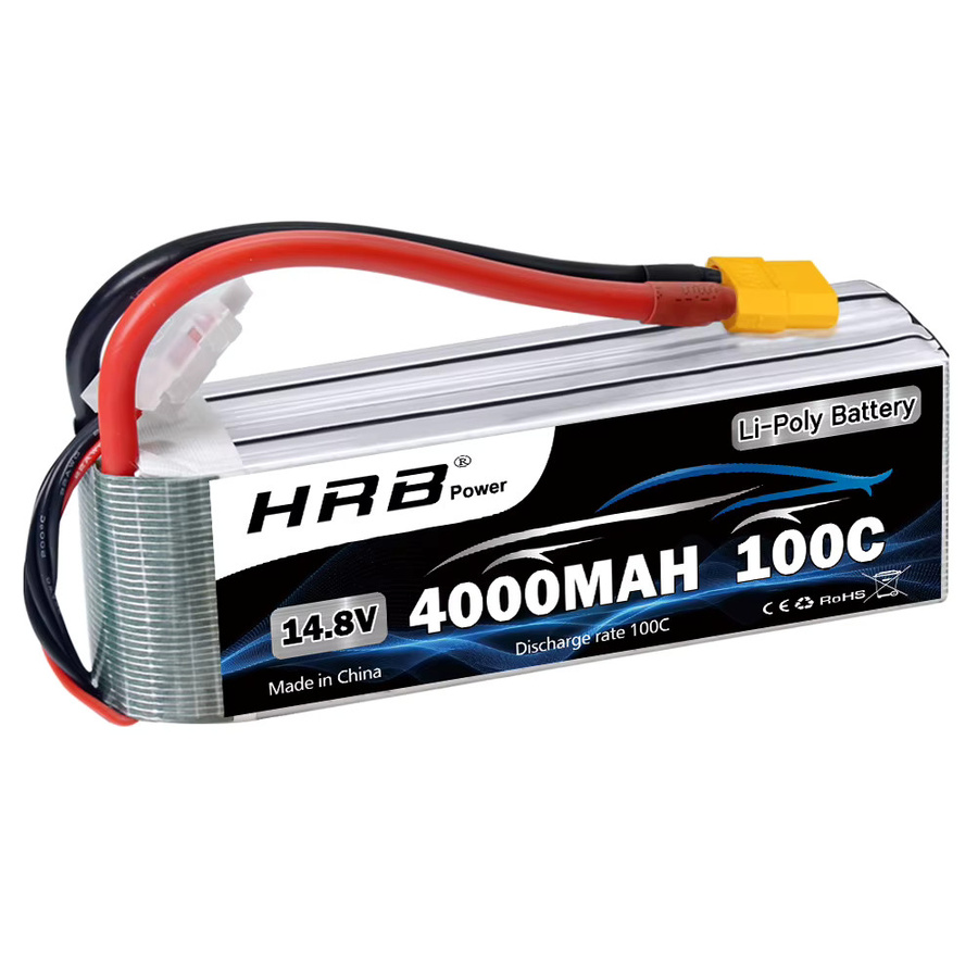 HRB 4S Lipo Batterie, 14,8V 4000mah 100C, mit XT60 Stecker, Zubehör - Bild 6