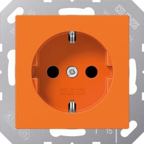 Jung SCHUKO-Steckdose A 1520 BF O in Orange - Bild 1