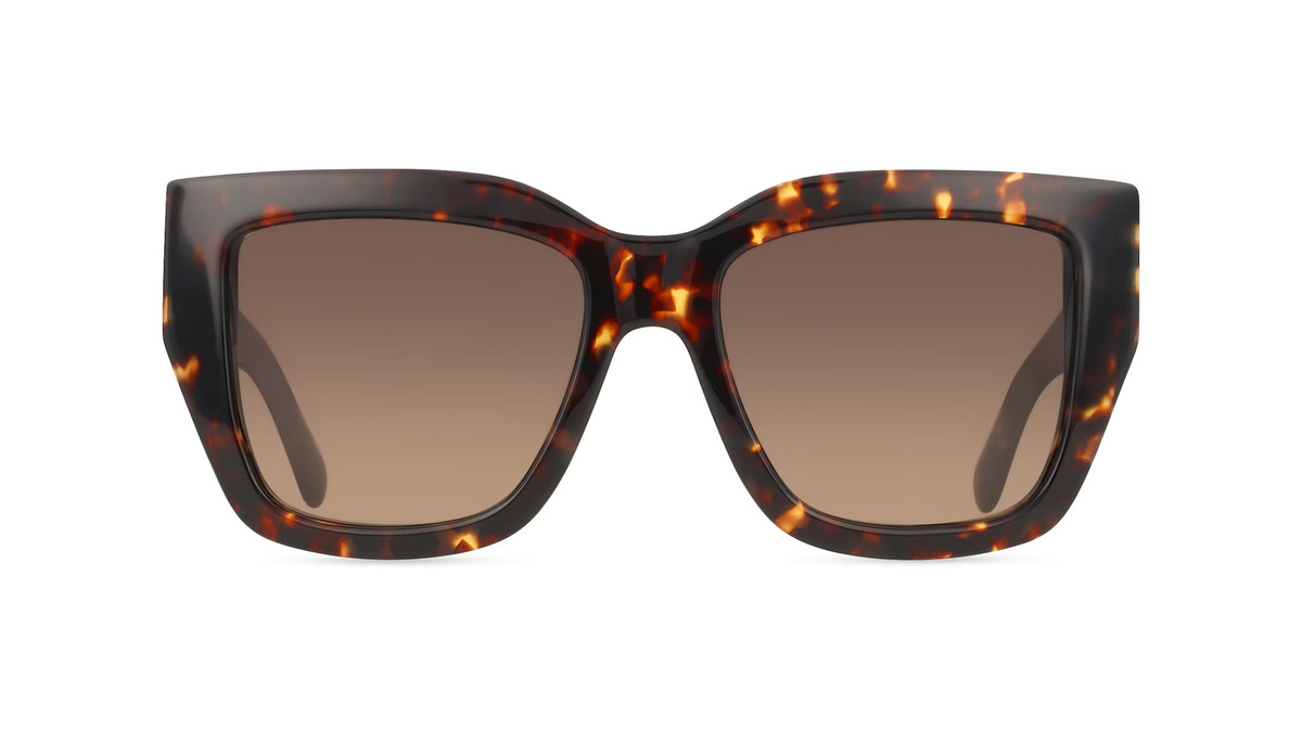 Ferragamo SF1104S Sonnenbrille Vollrand, Eckig, Acetat, braun, Damen - Bild 1